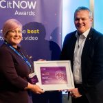 Carol Fairchild and Alistair Horsburgh present CitNOW Awards highly commended