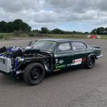Jaguar speed record car at Seaton Ross