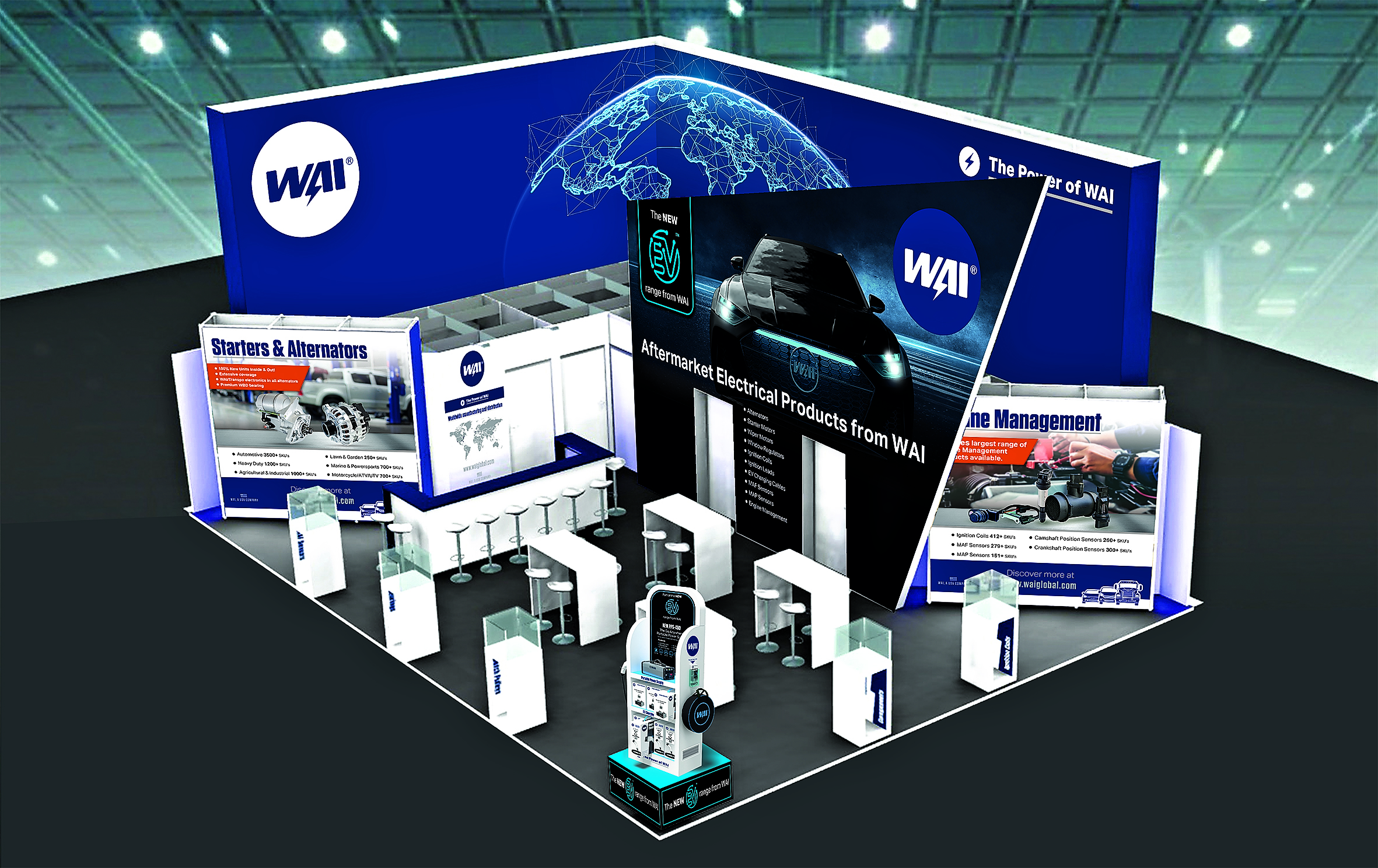 WAI 3D Stand Visual - The Garage and MOT Magazine